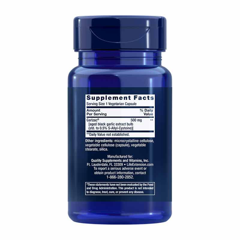 Aged Black Garlic, 30 Vegetarian Capsules, by Life Extension, image #2