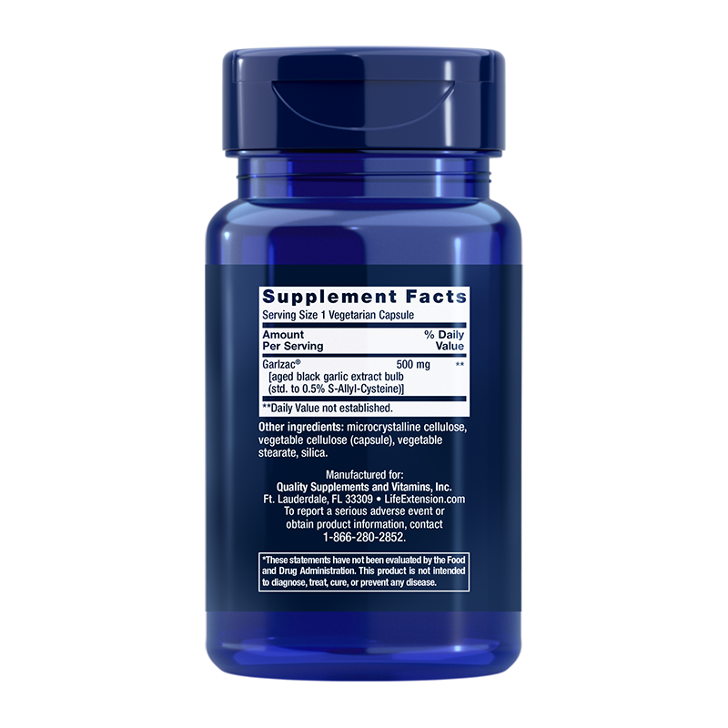 Aged Black Garlic, 30 Vegetarian Capsules, by Life Extension, image #2