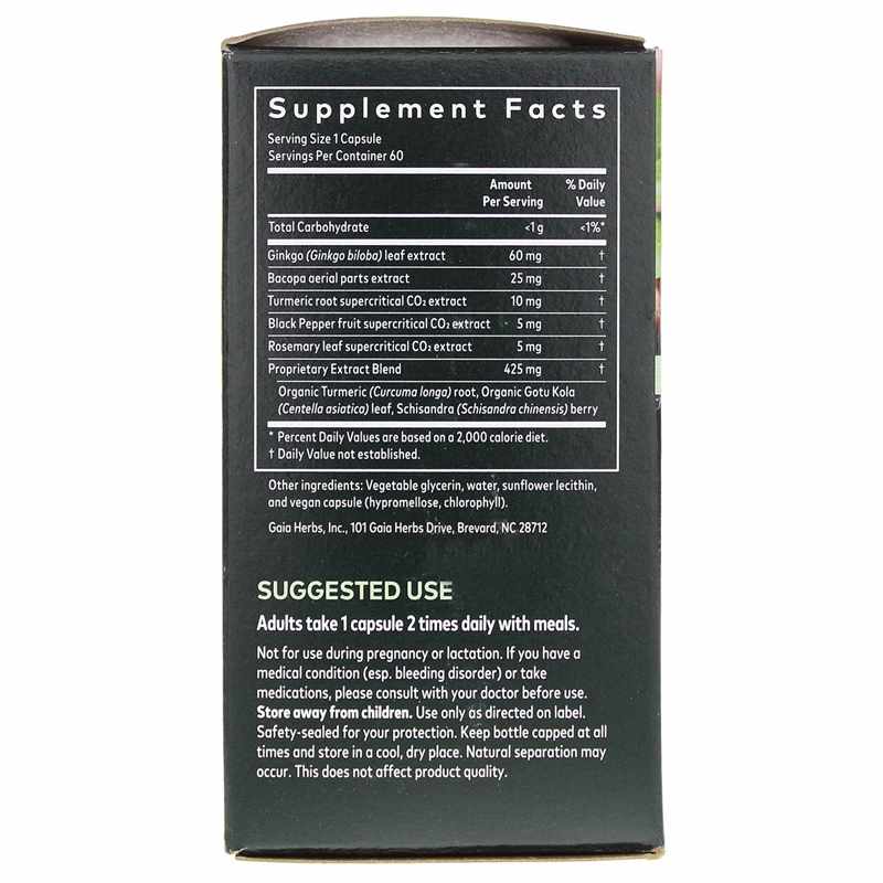 Agile Mind, 60 Capsules, by Gaia Herbs, image #2
