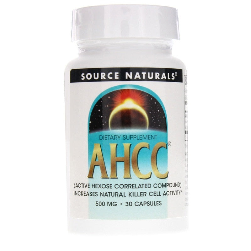 AHCC 500 Mg Capsules, 30 Capsules, by Source Naturals