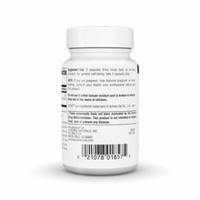 White bottle of Source Naturals AHCC 500 mg capsules with white cap and product label.