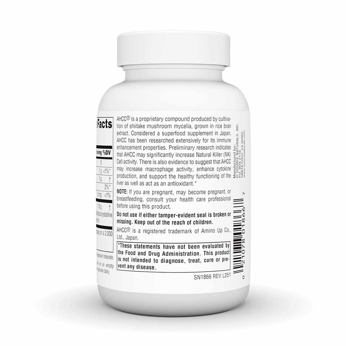AHCC 750 Mg, by Source Naturals