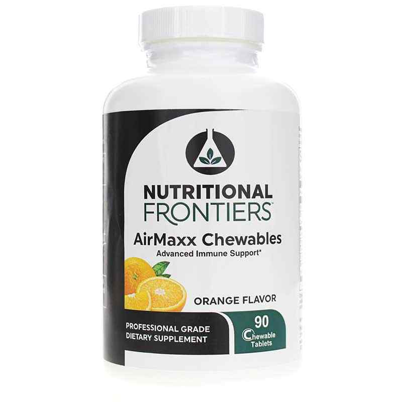 AirMaxx Chewables, Orange 90 Chewable Tablets, by Nutritional Frontiers