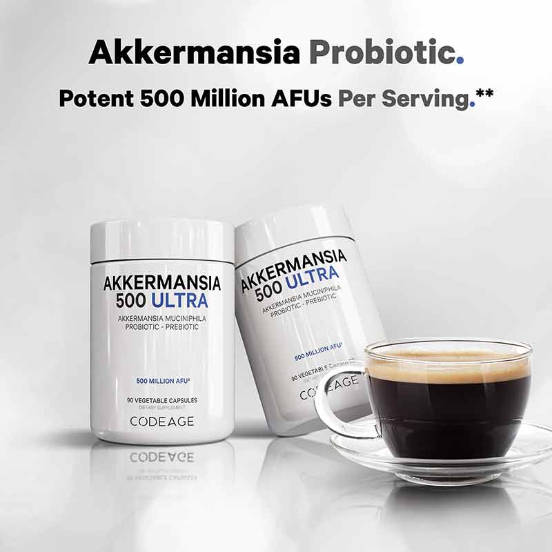 Akkermansia 500 Ultra, 90 Veg Capsules, by Codeage, image #5