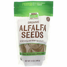 Alfalfa Seeds for Sprouting Organic, by NOW Foods