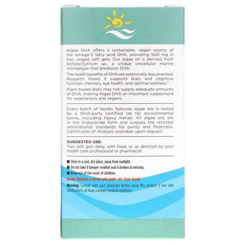 Algae DHA, 90 Softgels, by Nordic Naturals, image #3