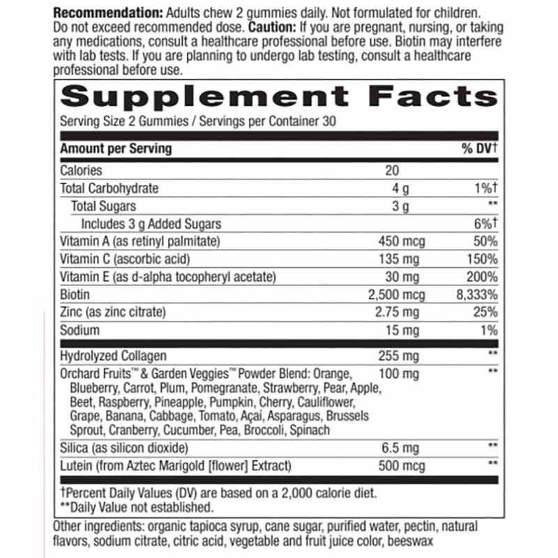 Alive Hair, Skin & Nails Gummies, by Natures Way, image #2