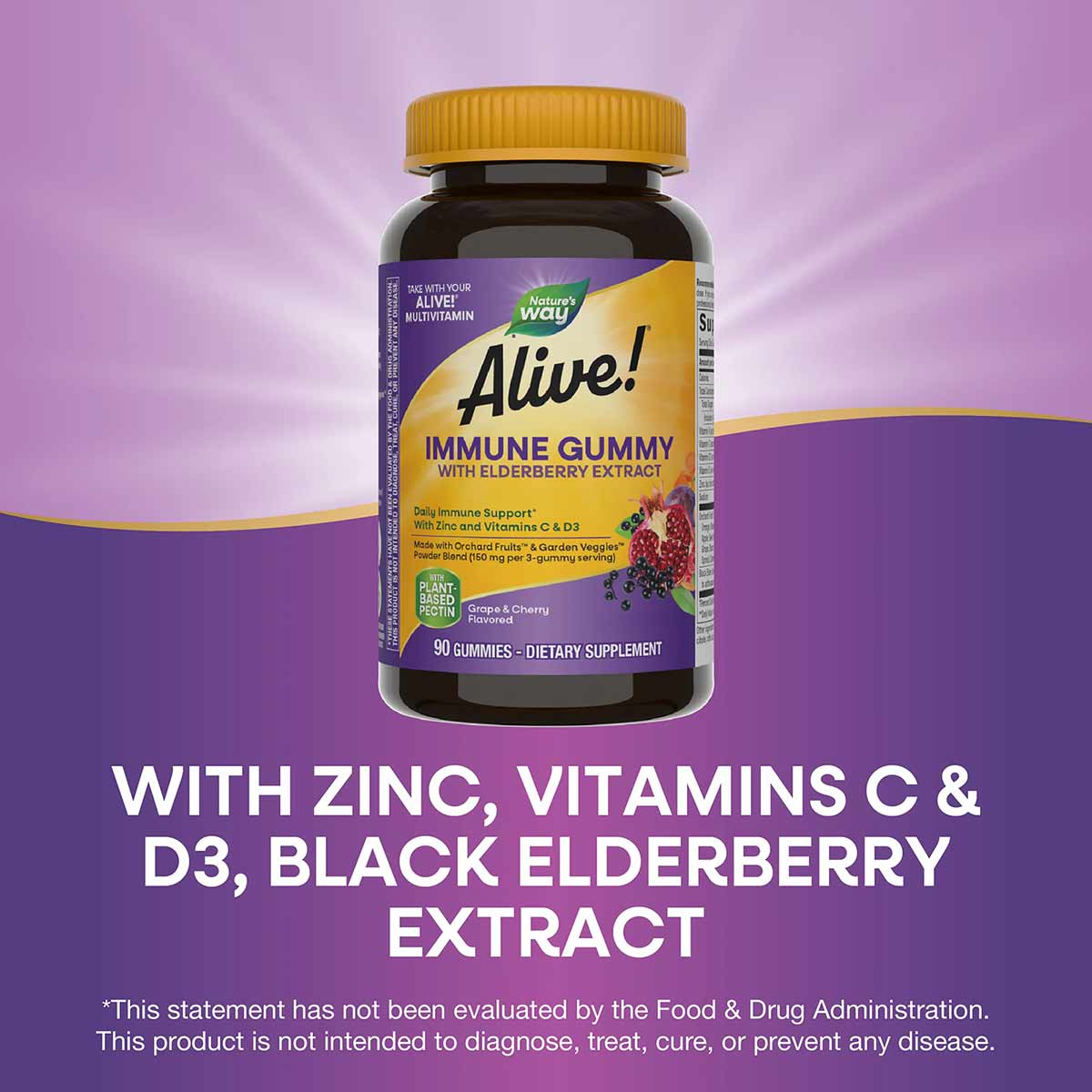 Alive Immune Gummies, by Natures Way