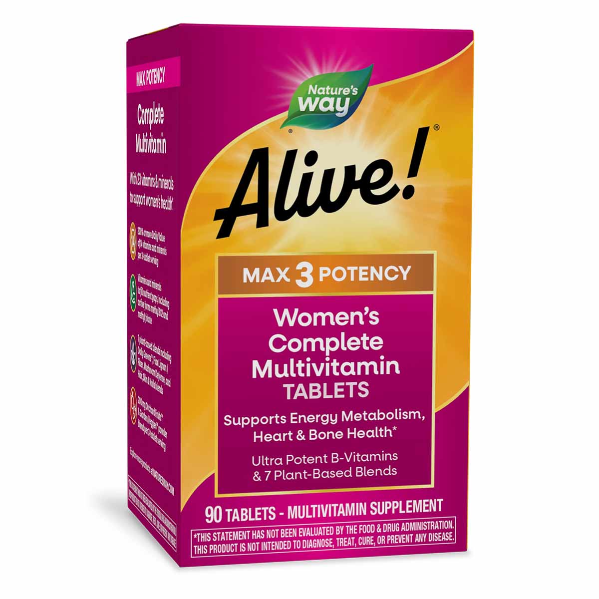 Alive Max3 Potency Womens Multivitamin, by Natures Way