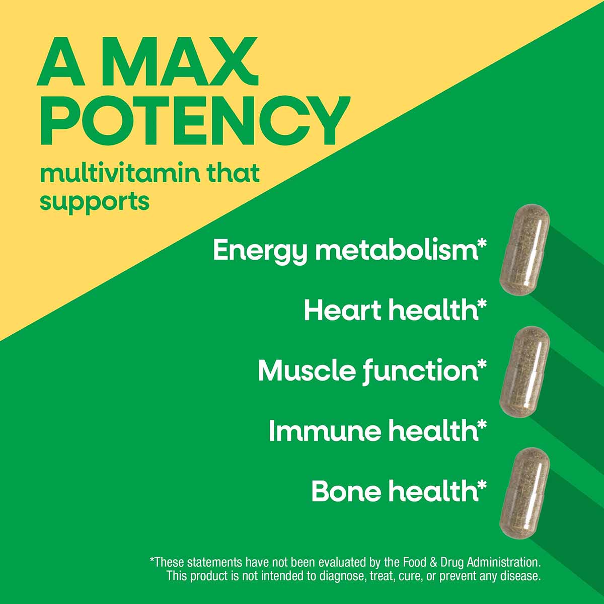 Alive Max6 Daily Multi-Vitamin No Iron Added, by Natures Way