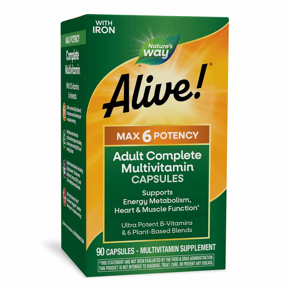 Alive Max6 Daily Multi-Vitamin, by Natures Way