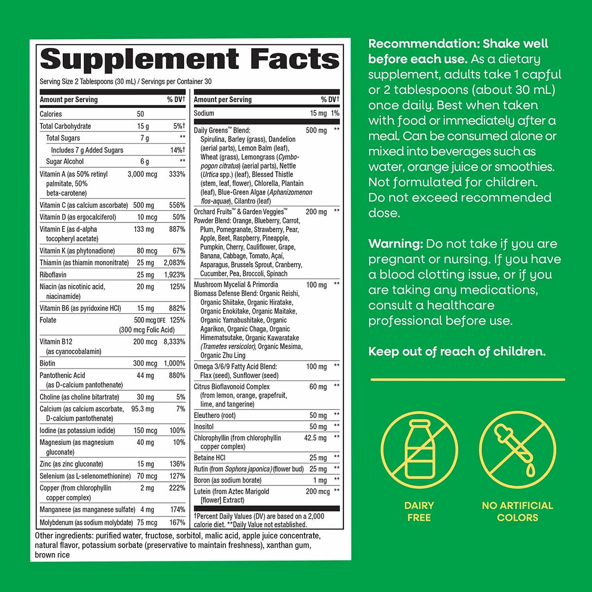 Alive Multi-Vitamin Liquid, by Natures Way