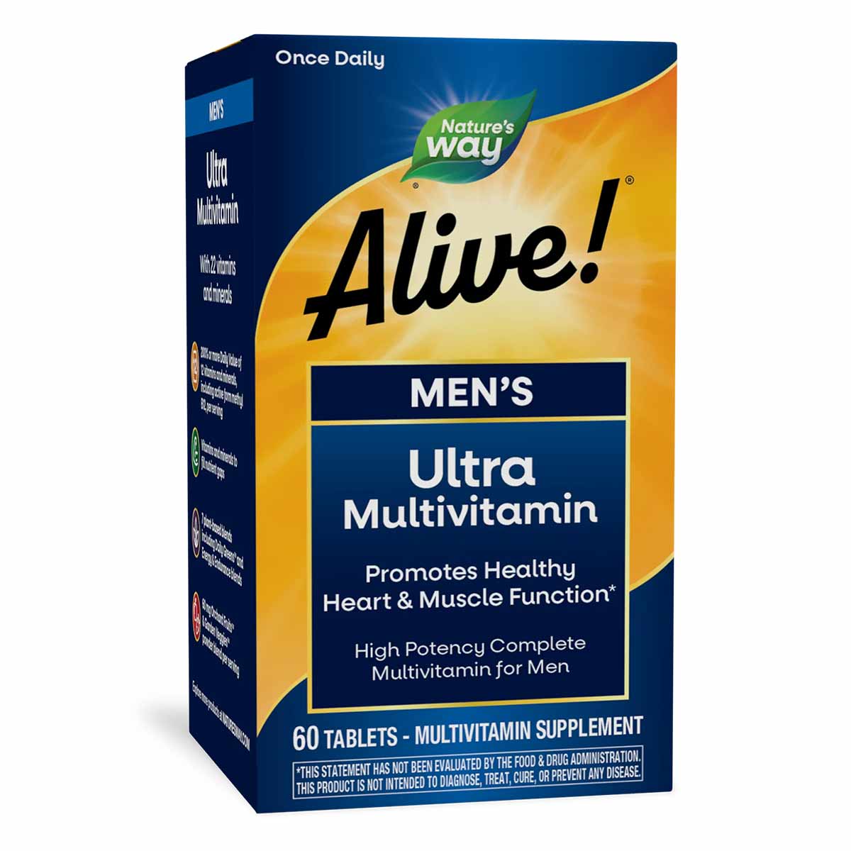Alive Once Daily Men's Ultra Potency Multi, by Natures Way