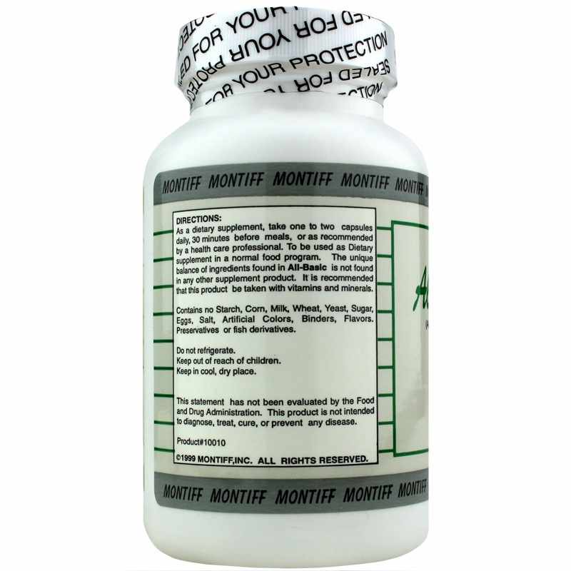 All-Basic 677 Mg, 100 Capsules, by Montiff, image #3