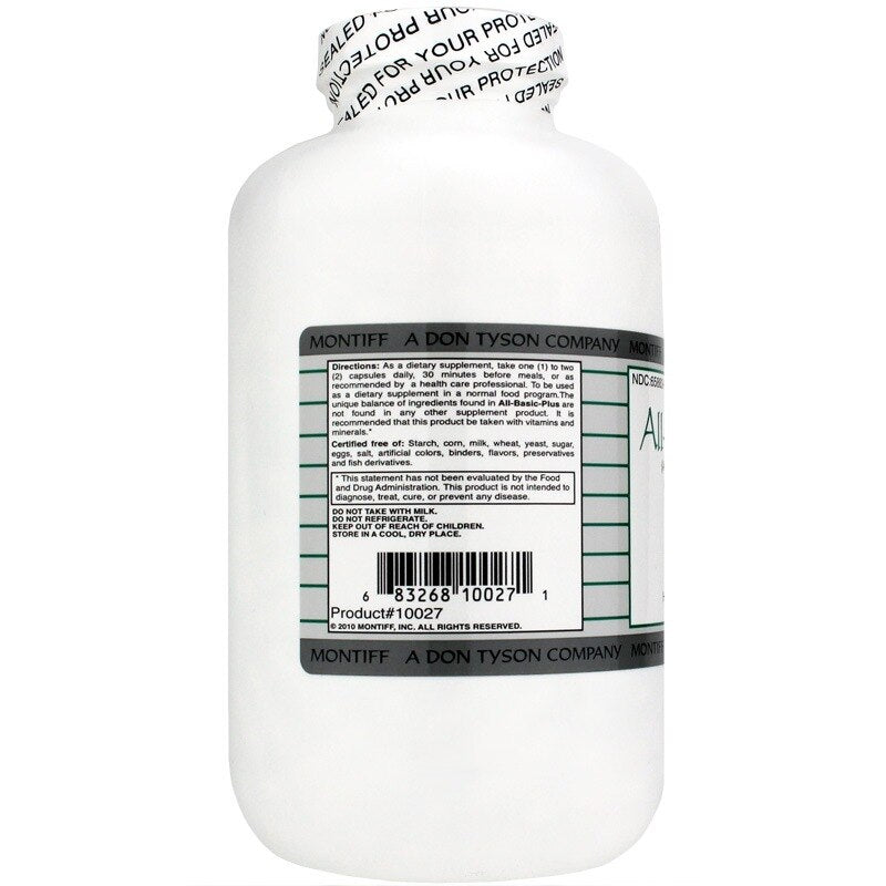 All-Basic-Plus 750 Mg, 500 Capsules, by Montiff, image #3