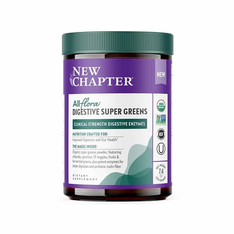 All Flora Digestive Super Greens, by New Chapter