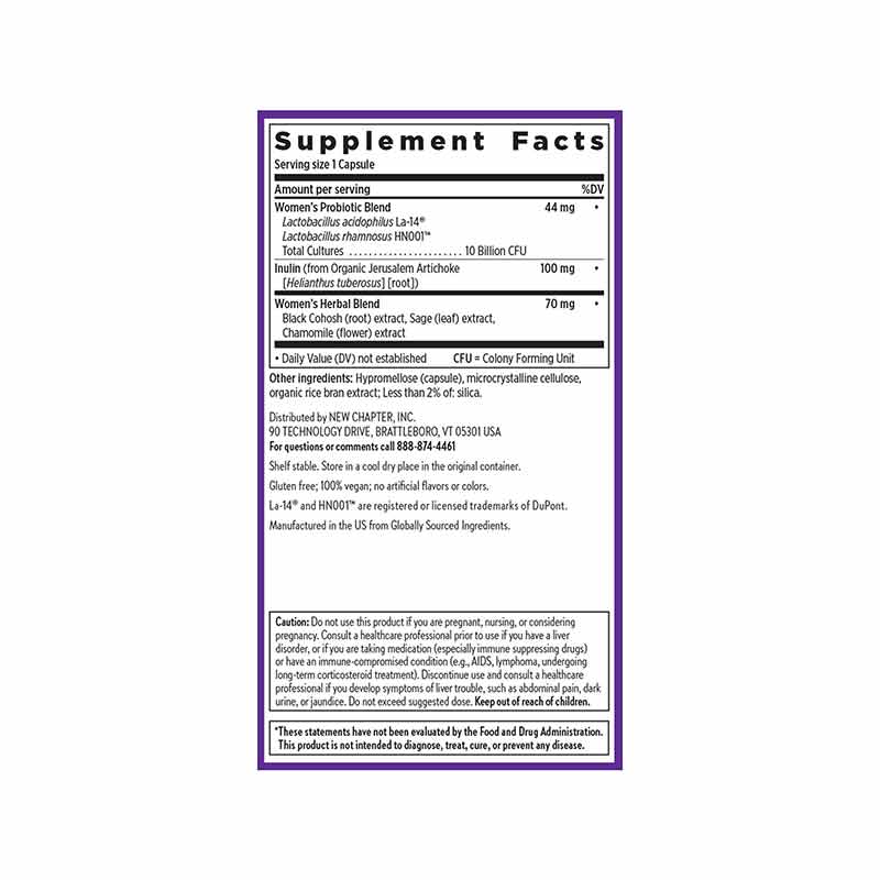 All Flora Probiotic Menopause Balance, 30 Count, by New Chapter, image #2