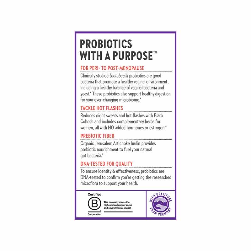 All Flora Probiotic Menopause Balance, 30 Count, by New Chapter, image #4