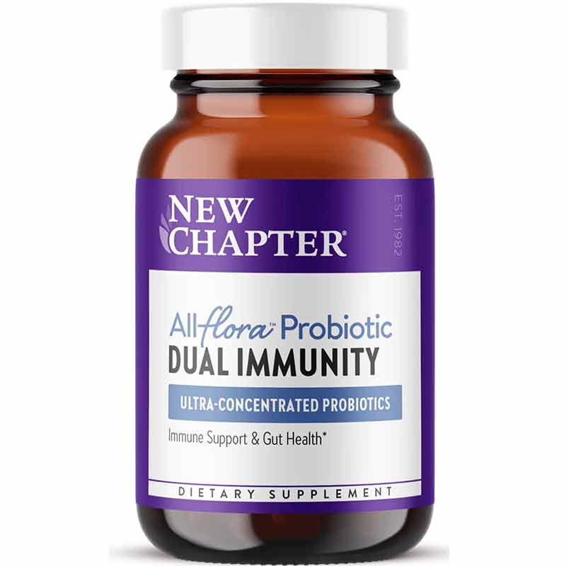 All Flora Probiotic Duel Immunity, 30 Vegan Capsules, by New Chapter