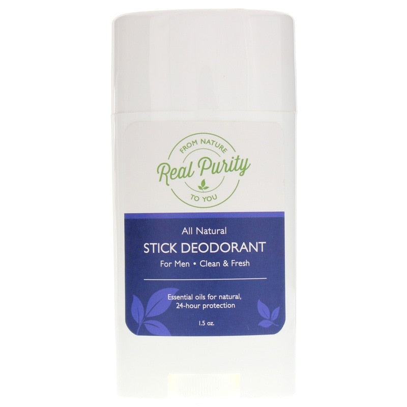 All Natural Stick Deodorant for Men, by Real Purity
