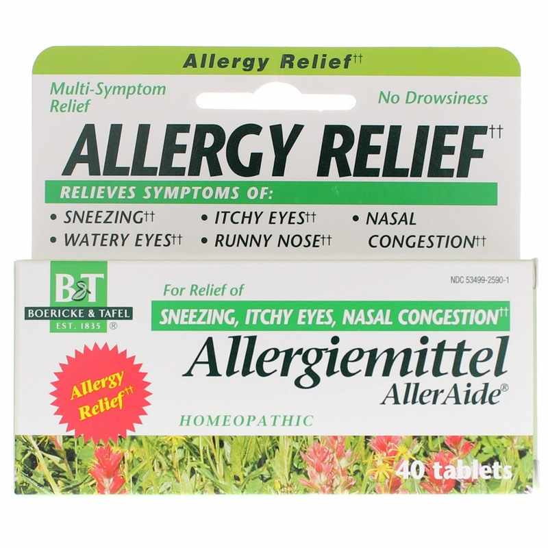 Allergiemittle AllerAide, by Boericke & Tafel