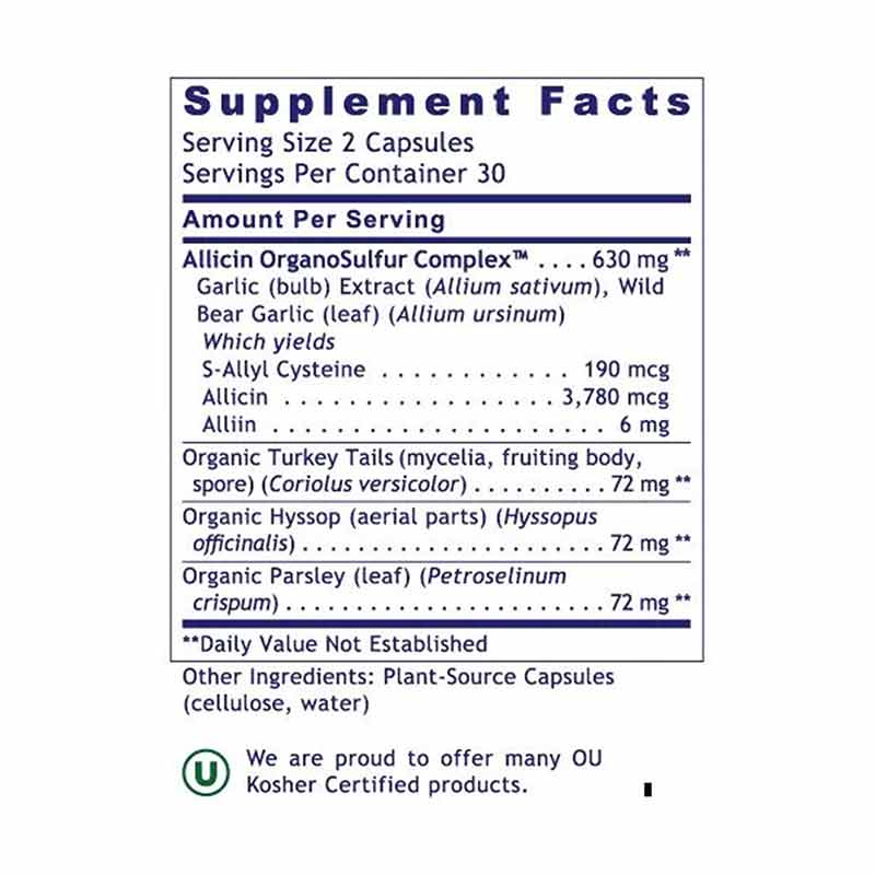 Allicidin Allicin Complex Formula, by Premier Research Labs, image #4