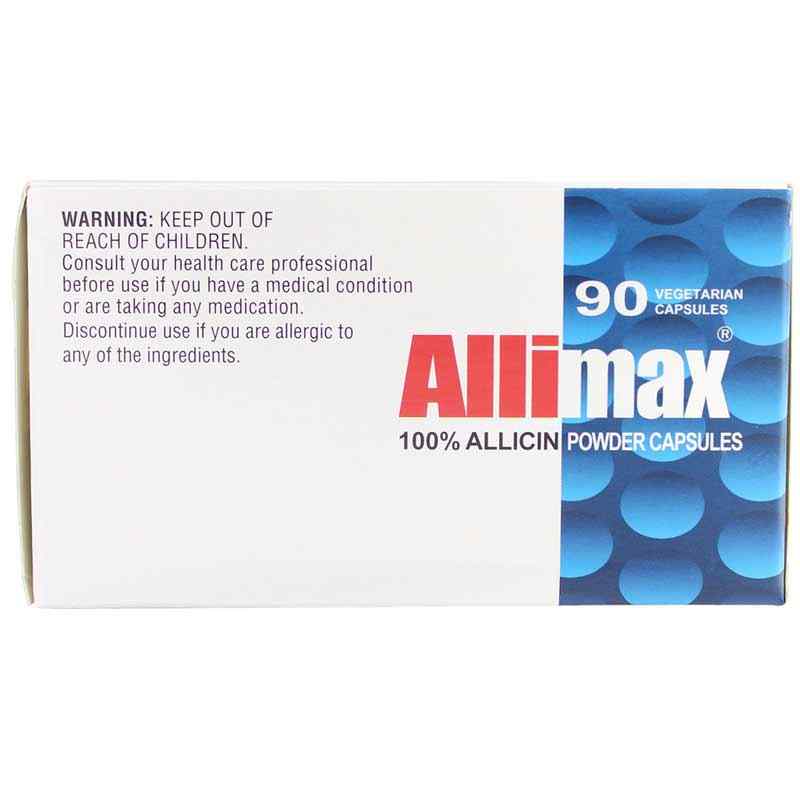 Allimax 180 Mg, 90 Veg Capsules, by Allimax, image #2