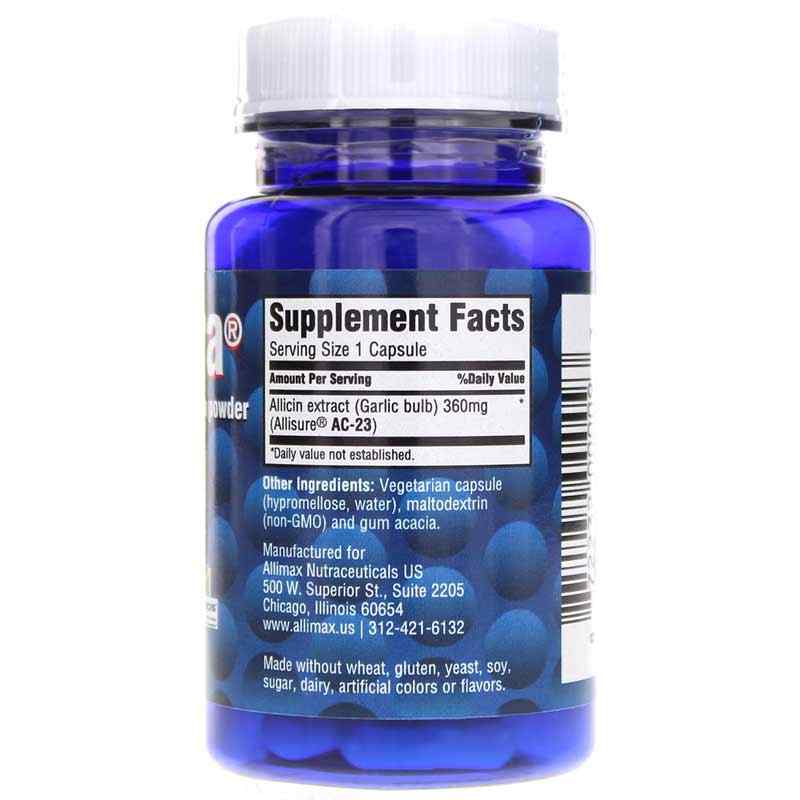 AlliUltra 360 Mg, 30 Capsules, by Allimax, image #2