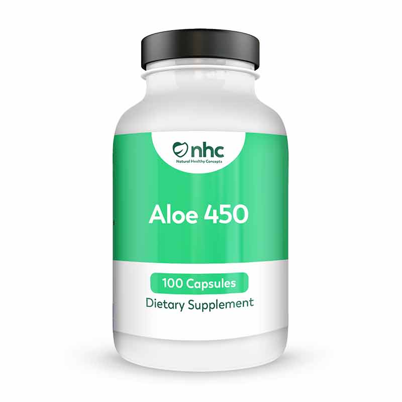 Aloe 450, 100 Capsules, by Natural Healthy Concepts