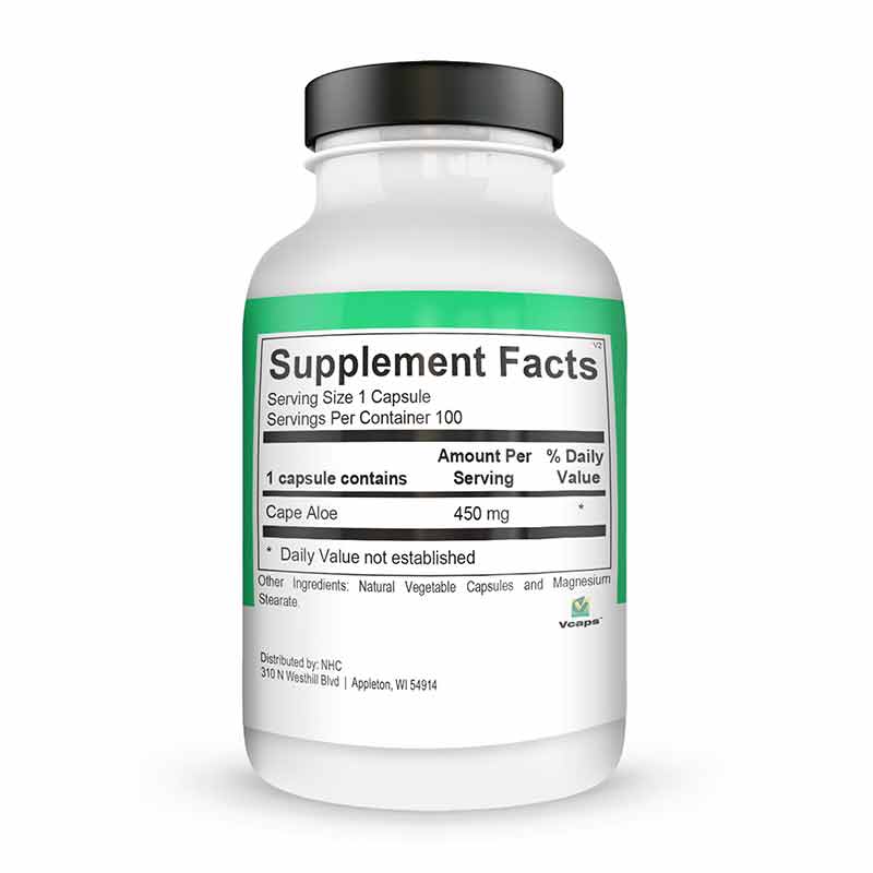 Aloe 450, 100 Capsules, by Natural Healthy Concepts, image #2