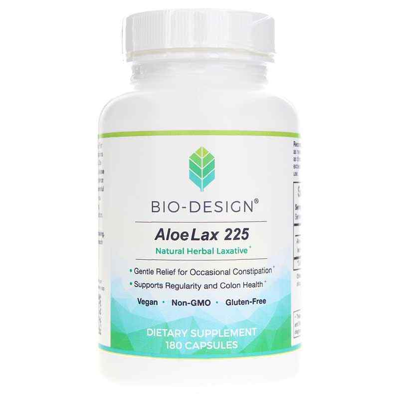 Aloe Lax 225, 180 Capsules, by Bio-Design
