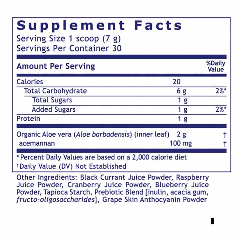 Aloe Powder, Mixed Berry, 7.4 Oz, by Premier Research Labs, image #2