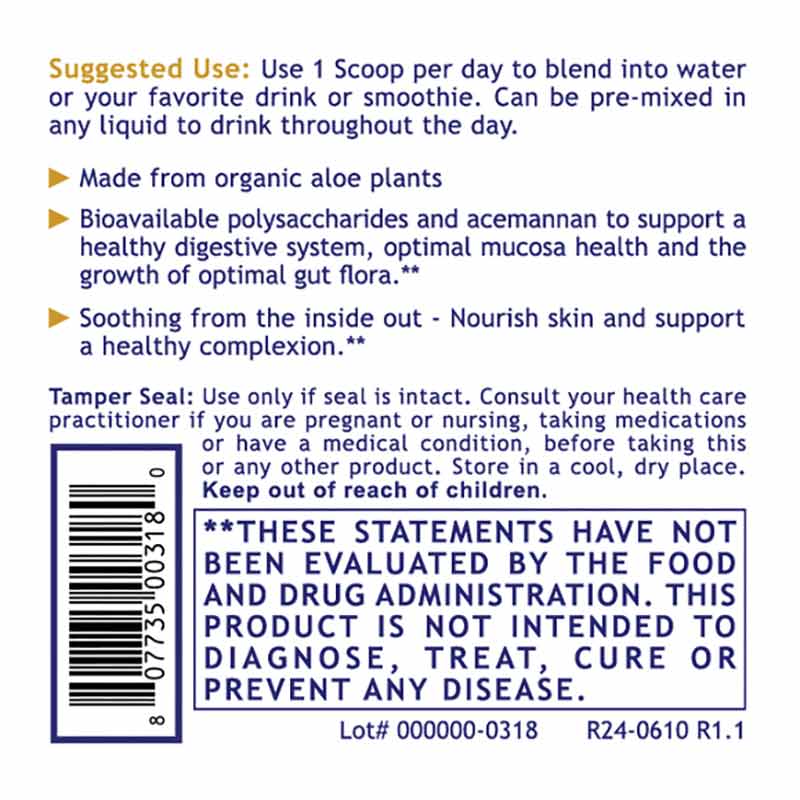 Aloe Powder, Mixed Berry, 7.4 Oz, by Premier Research Labs, image #3