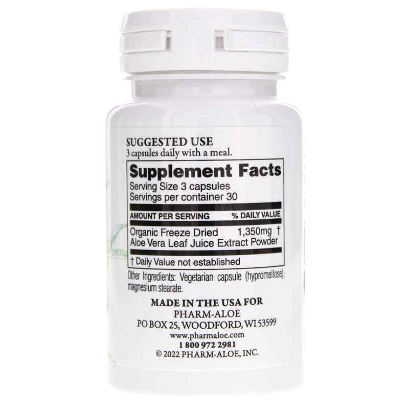 Aloe Vera Capsules, by Pharm-Aloe, image #2