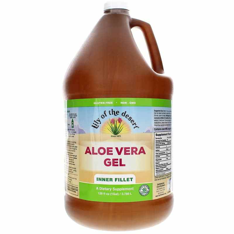 Aloe Vera Gel Inner Fillet, 128 Oz, by Lily Of The Desert