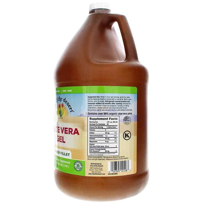 Aloe Vera Gel Inner Fillet, 128 Oz, by Lily Of The Desert, image #2