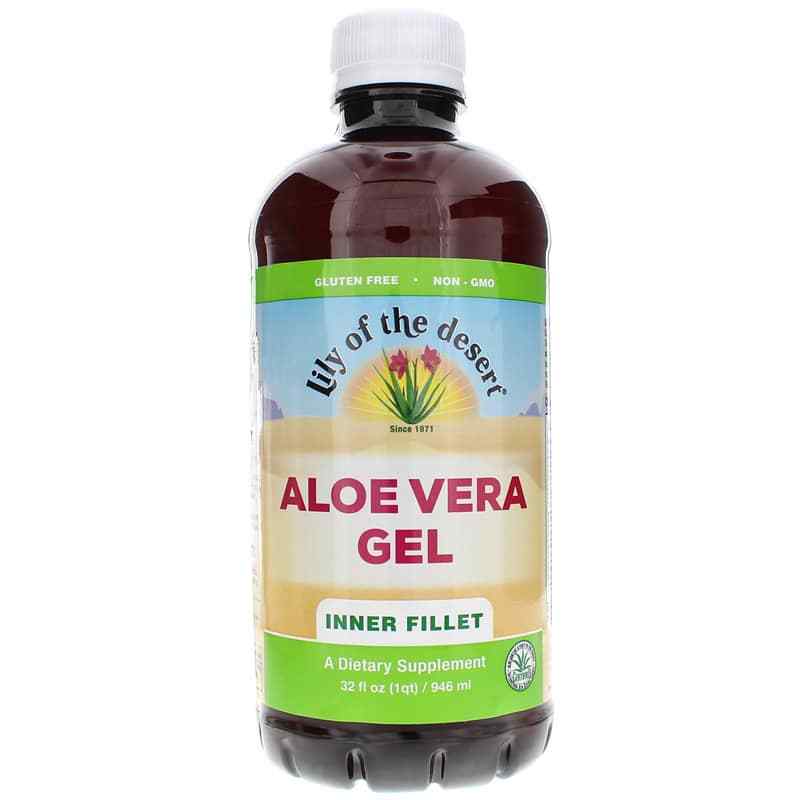 Aloe Vera Gel Inner Fillet, 32 Oz, by Lily Of The Desert