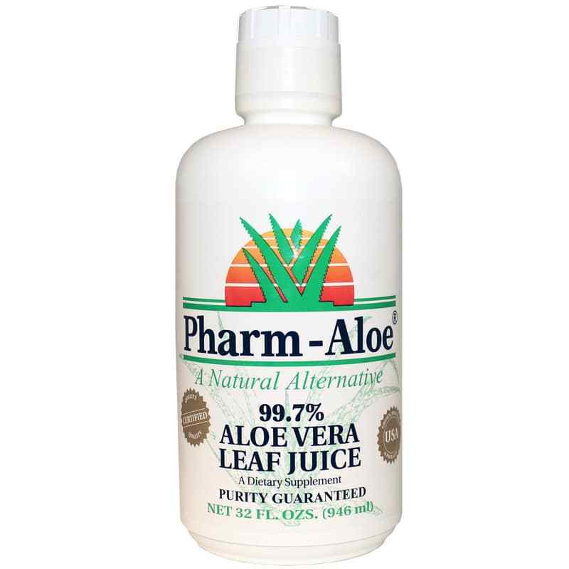 Aloe Vera Leaf Juice, 32 Oz, by Pharm-Aloe