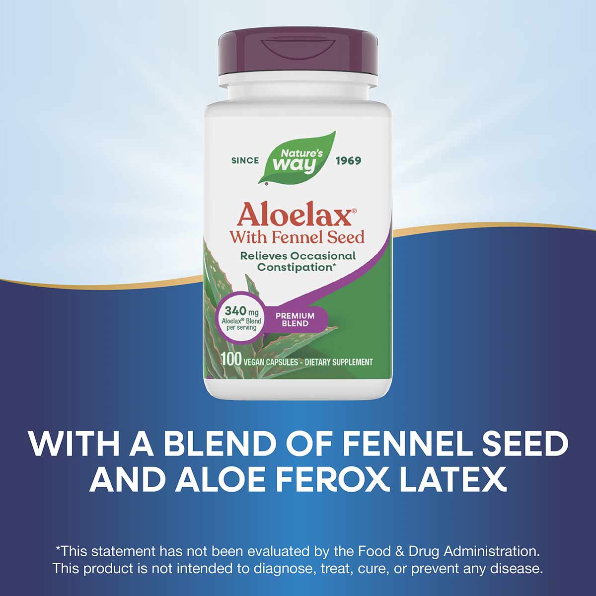 Aloelax with Fennel Seed, by Natures Way