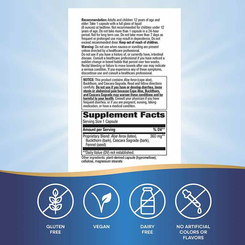 AloeMaxLax Premium Blend with Cascara Sagrada, by Natures Way, image #3