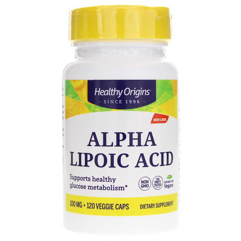 Alpha Lipoic Acid 100 Mg, by Healthy Origins