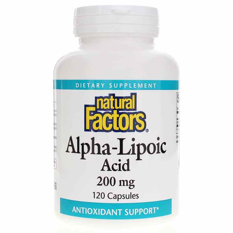 Alpha Lipoic Acid 200 Mg, by Natural Factors