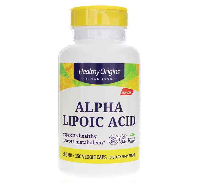 Alpha Lipoic Acid 300 Mg, by Healthy Origins