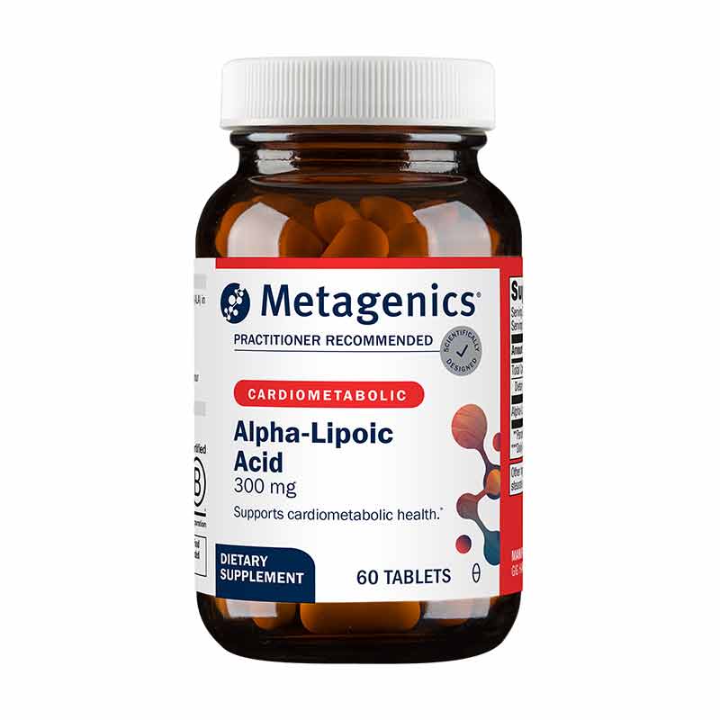 Alpha-Lipoic Acid 300 mg, 60 Tablets, by Metagenics