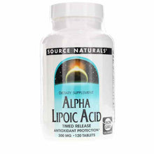 Alpha Lipoic Acid 300 Mg Timed Release Tablets, 120 Tablets, by Source Naturals