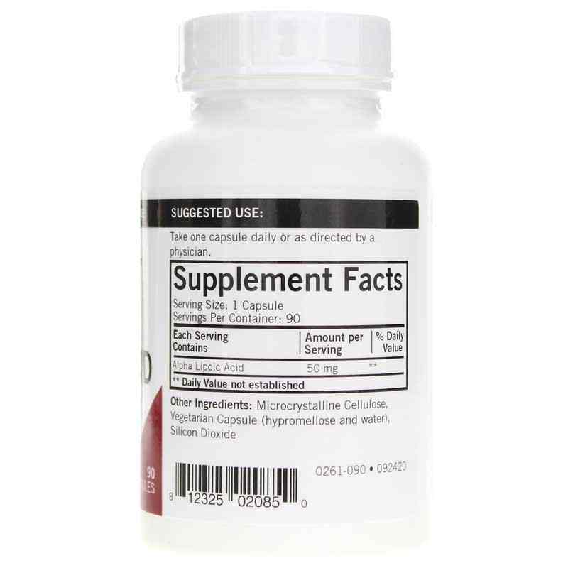 Alpha Lipoic Acid 50 Mg, by Kirkman, image #2