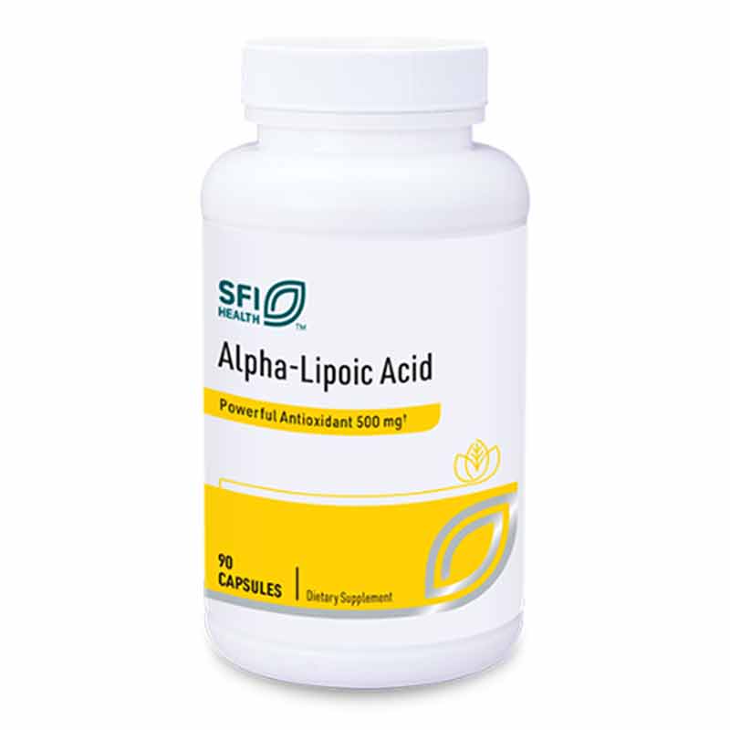 Alpha Lipoic Acid 500 Mg, by SFI Health