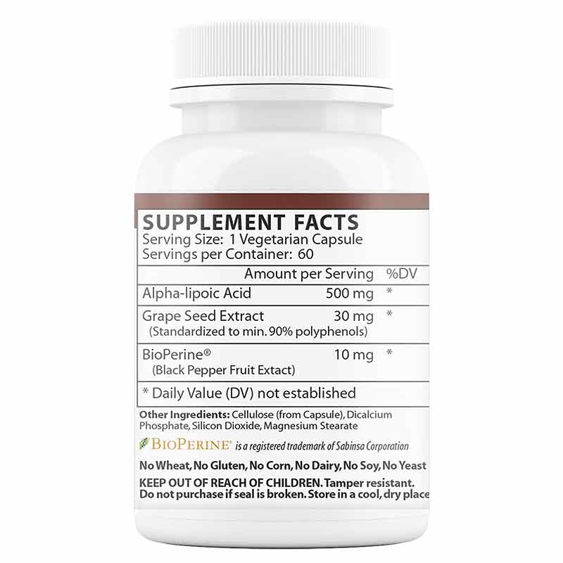 Alpha Lipoic Acid + 500 Mg, by Vinco, image #2
