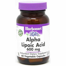 Alpha Lipoic Acid 600 Mg, 60 Veg Capsules, by Bluebonnet