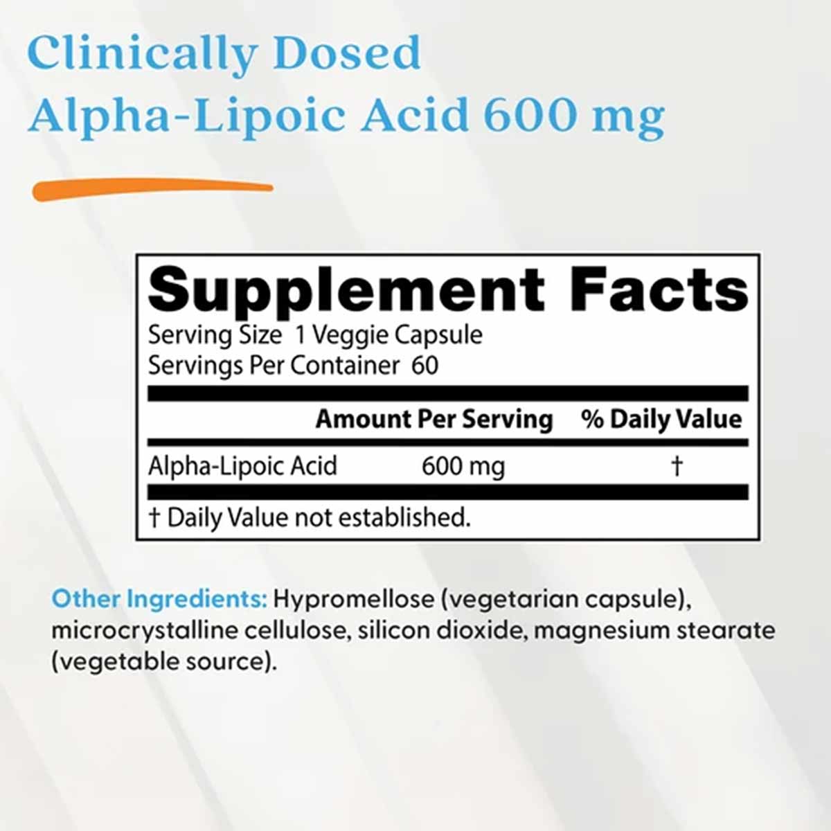 Alpha Lipoic Acid 600 Mg, by Doctors Best